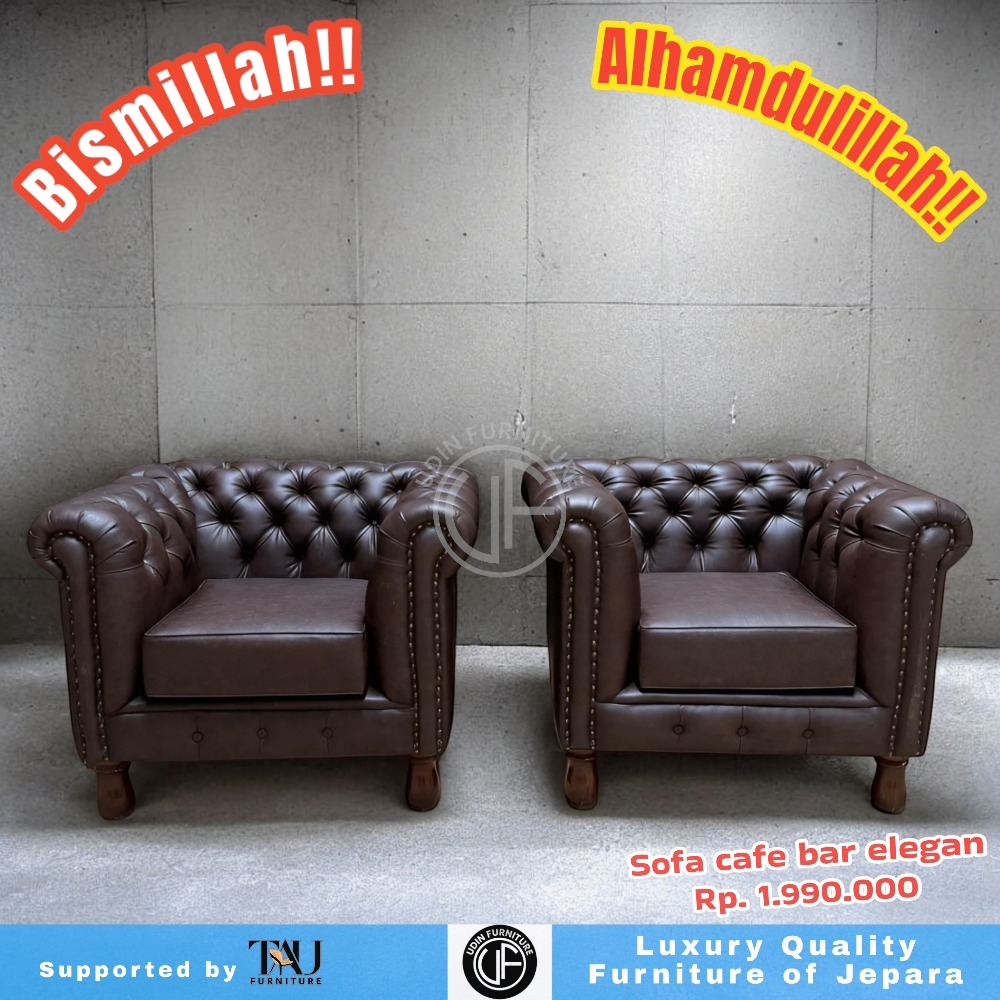 Sofa Cafe Bar Elegant Kayu Jati