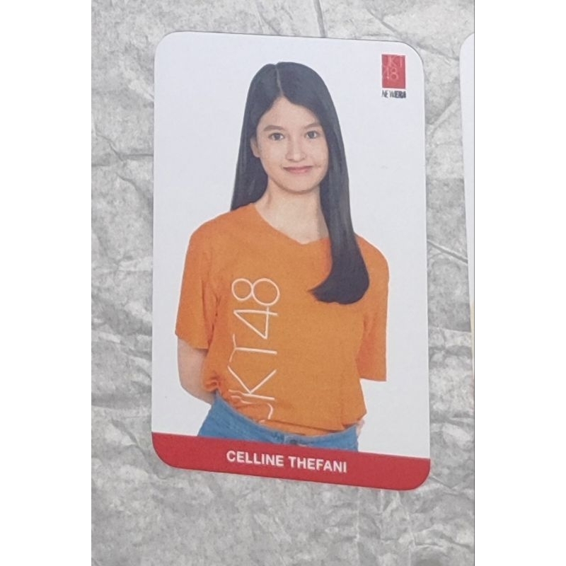 Photocard Spring has come. Celline Thefani (Elin JKT48).