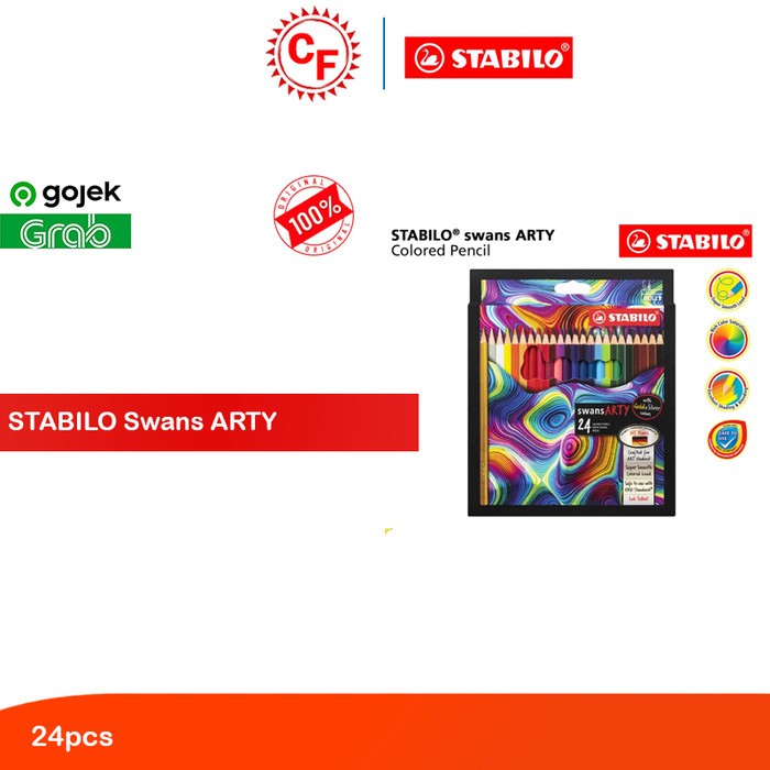 

Pensil Warna Stabilo Swans Arty isi 24 Sale