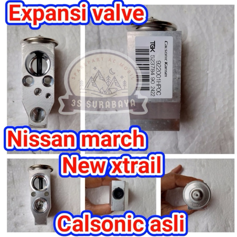 Ekspansi March New Xtrail T31 T32 Ac mobil Asli Calsonic Kansei (Baru/New) Expansi Expansion