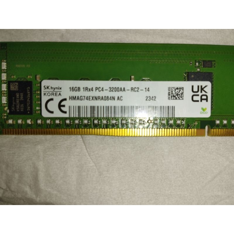 Ram Server DDR4 16GB 1Rx4 PC4-3200AAgRC2-14