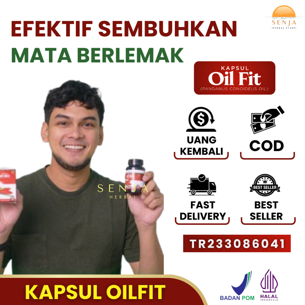 OIL FIT - Obat Mata Berlemak, Mata Buram Kabur, Mata Pterigium, Mata Merah