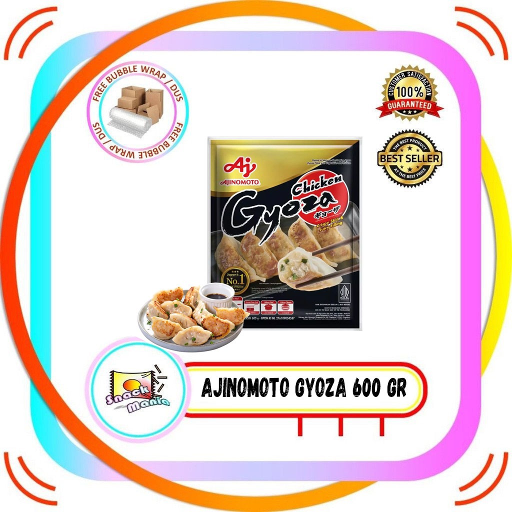 

Ajinomoto Chicken Gyoza 600 gr Isi 30 pcs Dimsum Dumpling Ayam Sayur