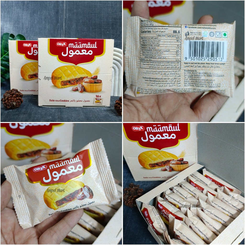 

Maamoul Biskuit Kurma Arab isi 16 pcs Kukis Kurma Al Batal Maamoul Biskuit Kue Enak Delicious Snack Arab Box isi 16 Pcs Saudi Dates