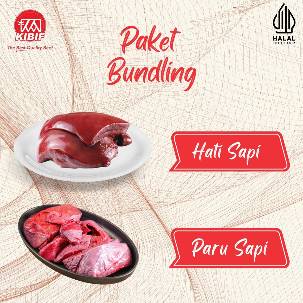 

PAKET BUNDLING HATI & PARU SAPI