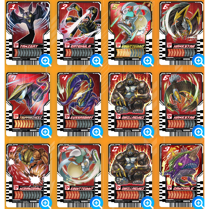 Animal Ride Chemy Card Kamen Rider Gotchard (Recast) Non Bandai Bootleg Common Chemy Card Phase 01 0