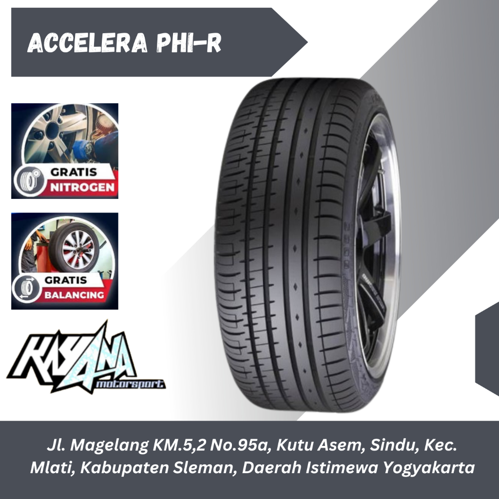 BAN ACCELERA PHI-R 215/55 R17 BAN MOBIL MURAH MERK ACCELERA 215 55 R17 (Gratis Pasang)
