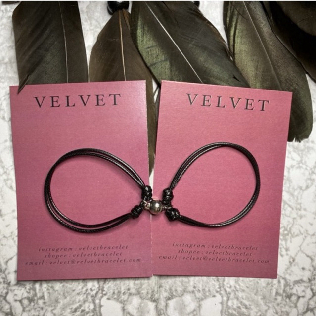 (SEPASANG)GELANG COUPLE MAGNET TALI WATERPROOF