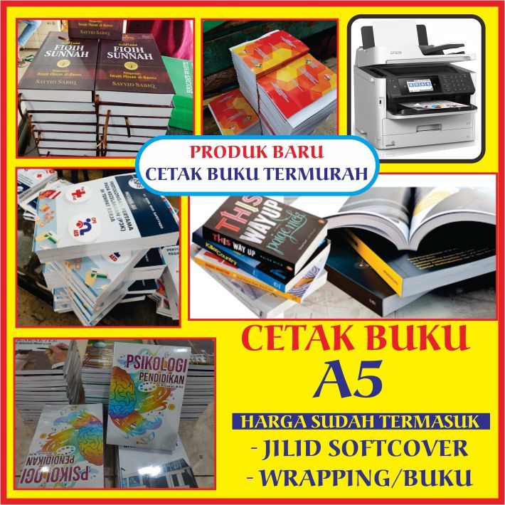 Jasaprint/cetak buku A5 murah
