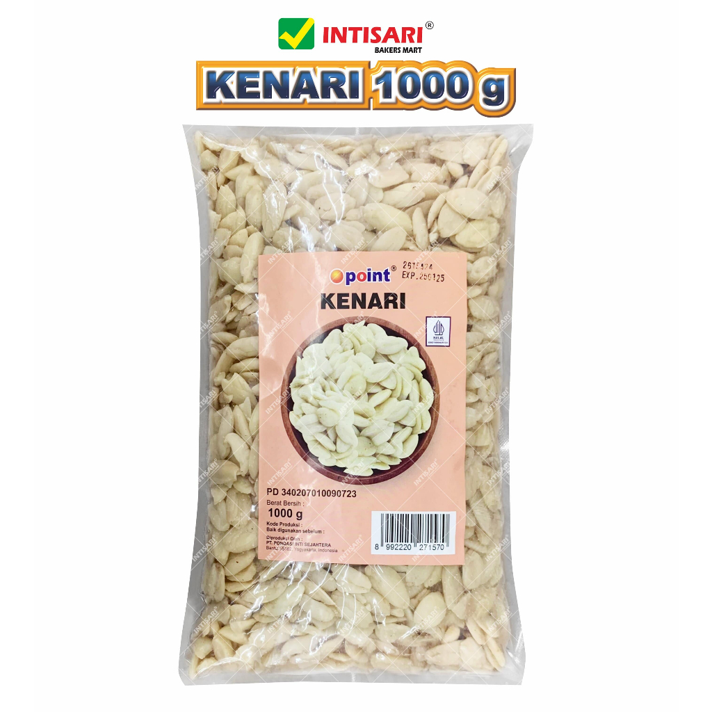 

BIJI KENARI (UTUH MENTAH) 1000 G