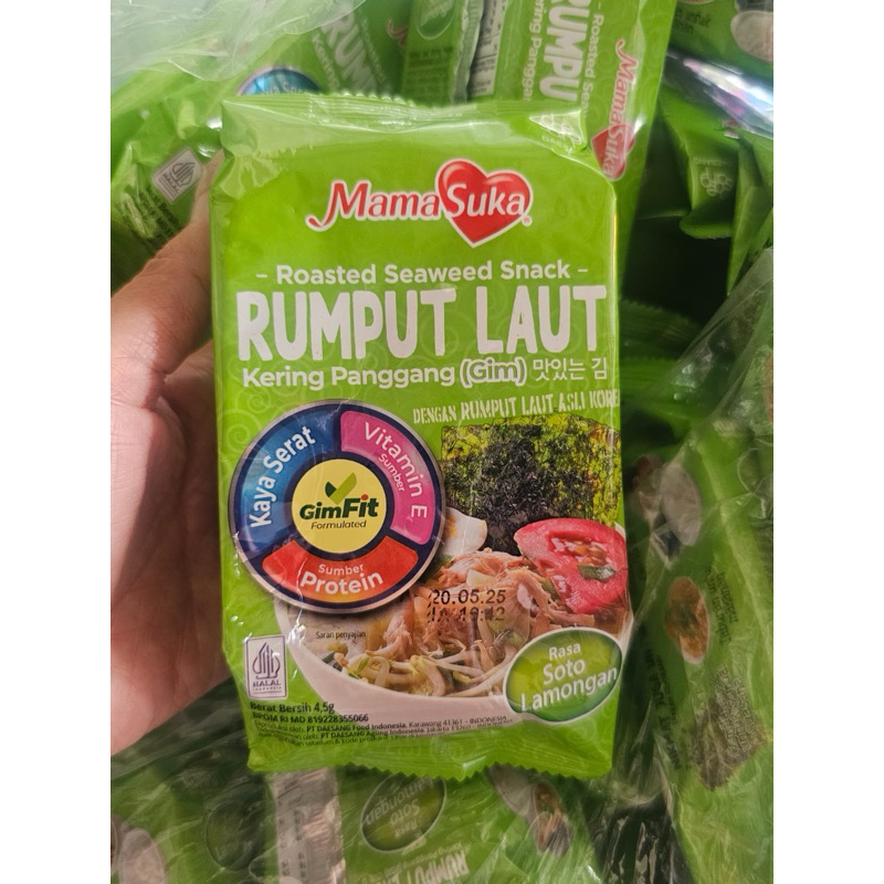 

Rumput laut Nori Mama suka soto Lamongan 3pcs