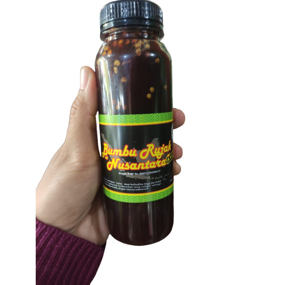 

rujak gula khas nusantara pedas seasoning