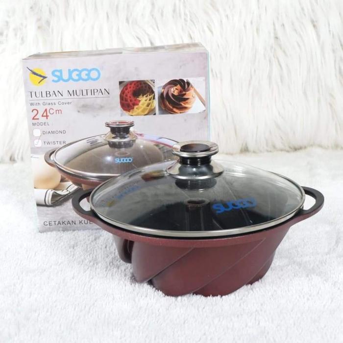 Cetakan Bolu Tulban Multipan 24 Cm Suggo