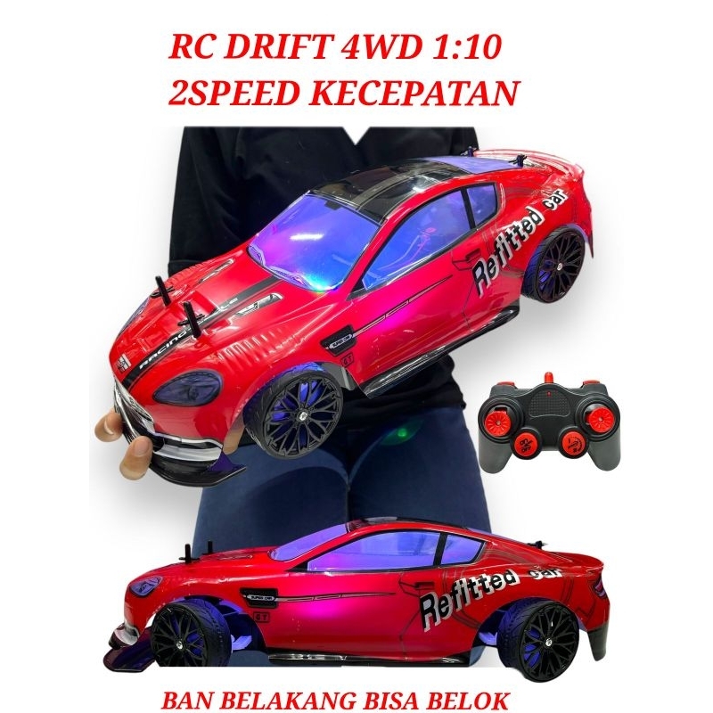 MOBIL REMOTE CONTROL RC DRIFT 4WD 2,4GHZ MAINAN REMOT KONTROL