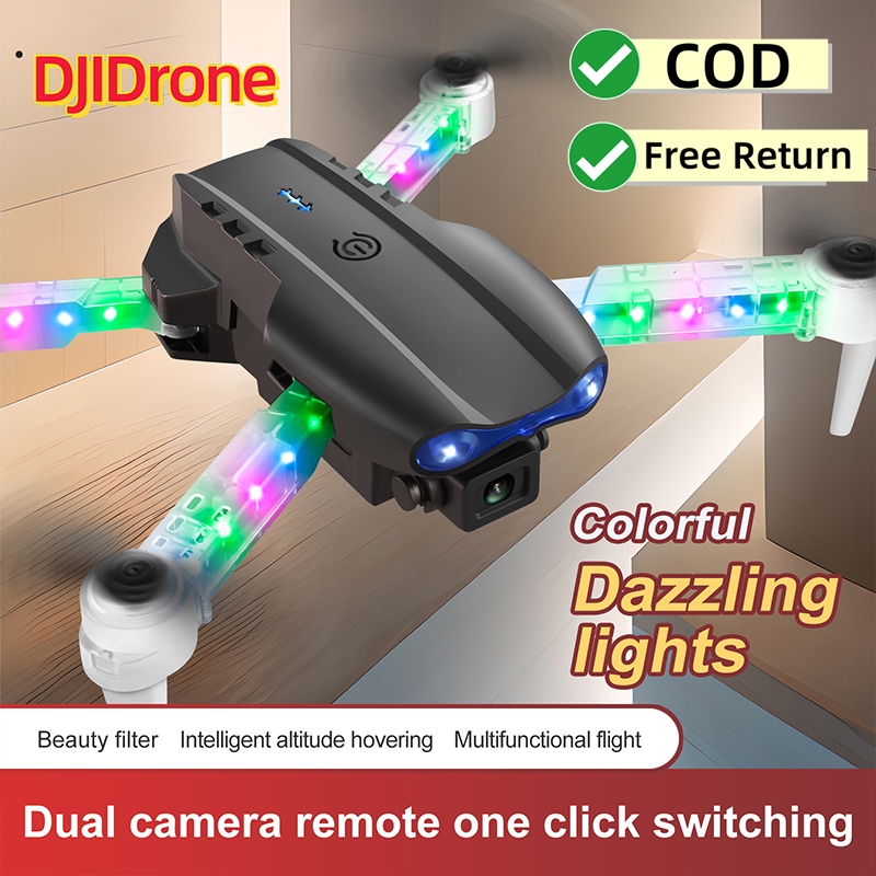 Drone Dengan Dual Kamera HD Drone WiFi FPV Kamera Drone 8K Camera HD Posisi Visual Gerakan kontrol