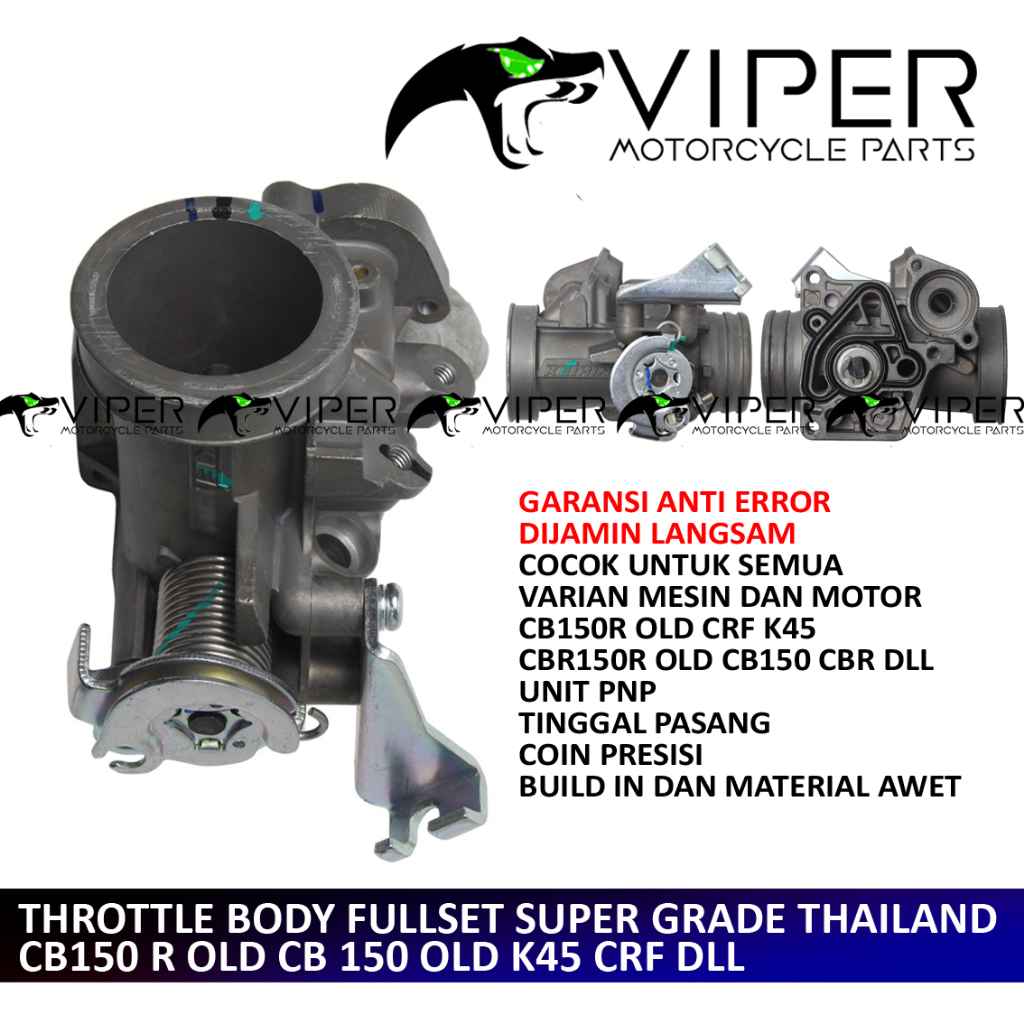 (COD) TROTEL TB THROTTLE BODY CB150 R CBR150 R CBR 150 OLD CRF 150 L 32 30 MM CB150R CBR150R K45 LOC