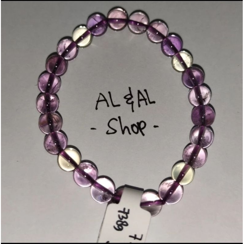 Gelang Amethys + citrine Natural Stone