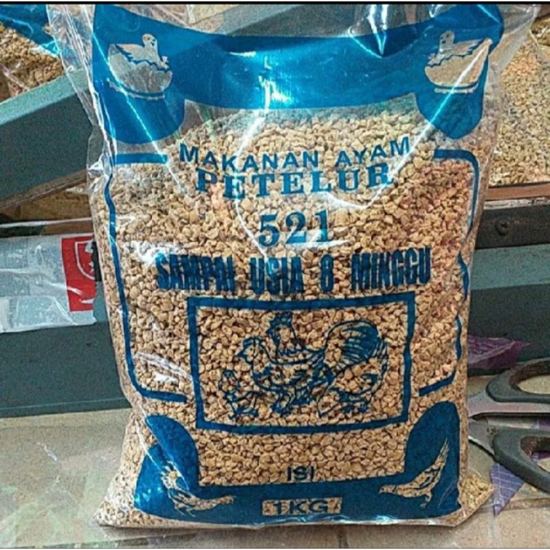 Pakan ayam 521 kemasan 1kg