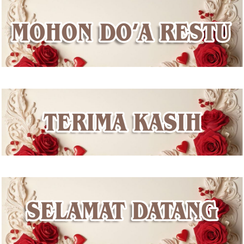 Banner Wedding Selamat Datang | Spanduk Wedding Selamat Datang | Spanduk Pernikahan Selamat Datang