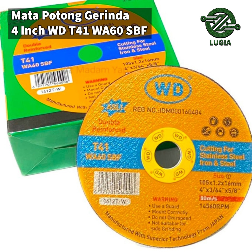 Mata Potong Gerinda 4 Inch WD T41 WA60 SBF
