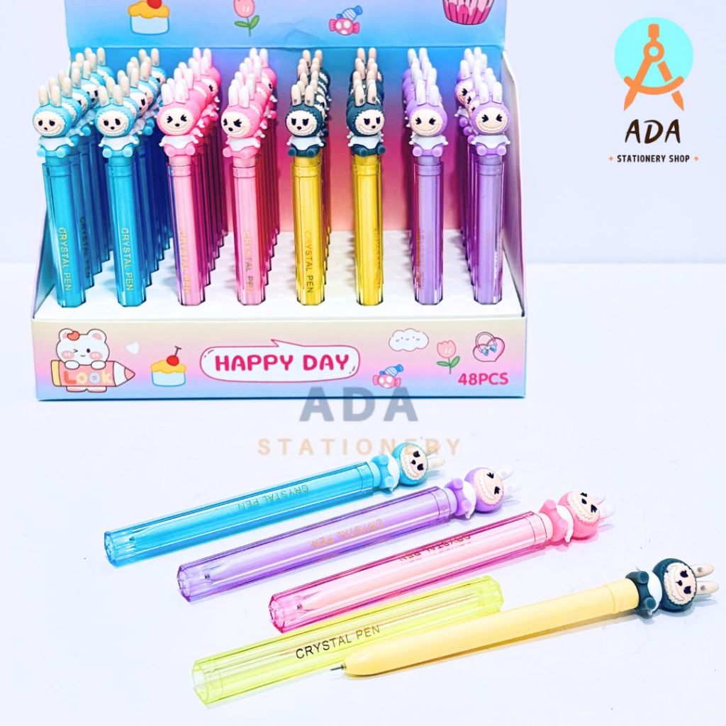 

GROSIR PULPEN GEL LABUBU DENGAN TUTUP AKLIRIK /C-1309/ GEL PEN LABUBU