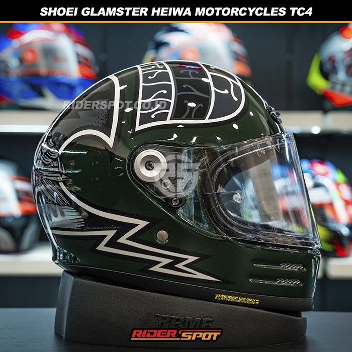 Helm SHOEI Heiwa Motorcycle Fullface Helmets Original Japan