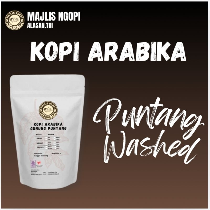 

Kopi Arabika Gunung Puntang Washed Proses 100 Gram