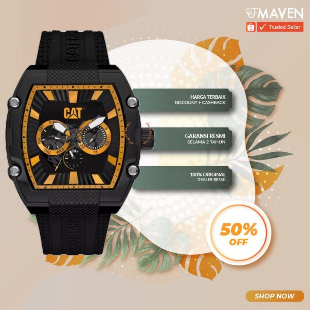 Jam tangan pria Sporty Caterpillar CAT 13.169.21.127