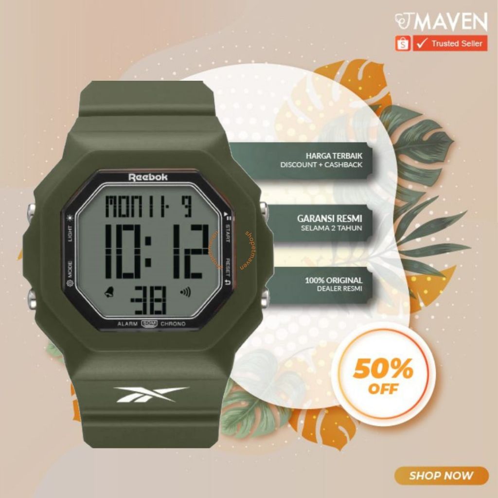 Jam tangan pria  Reebok RV-TRU-U9-PGPG-WB