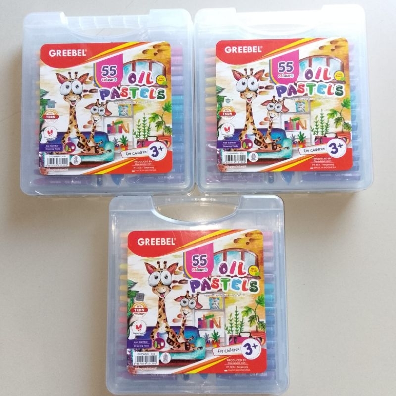 

Crayon Oil Pastel Greebel 55 Warna ( Set ) [ Orinal ]