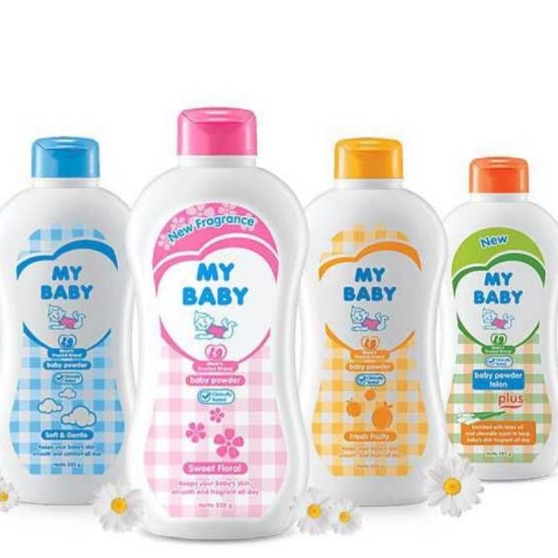 MY BABY Baby Powder Bedak Bayi Nourish & smooth 150g + 38g