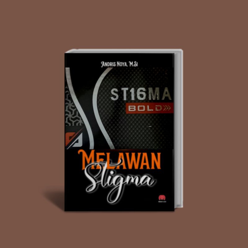 Novel melawan stigma - buku fiksi new 2024 soft cofer hitam edisi regular best seller