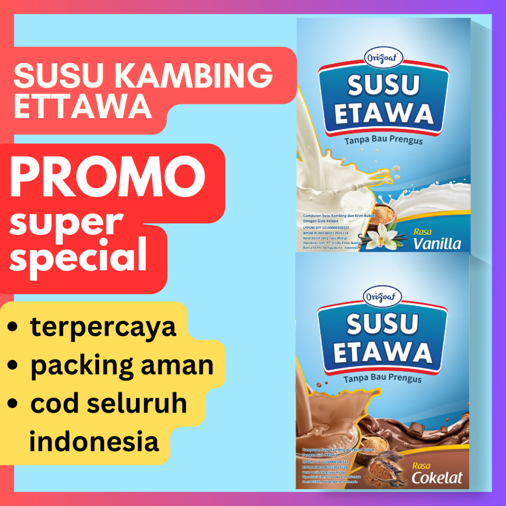 

ORIGOAT Amster Goat Susu Kambing untuk Meningkatkan Kesehatan Sendi dan Pencernaan 125 g (5pcs @25g)