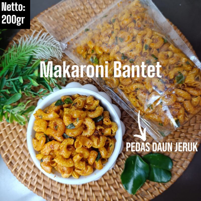 

Makaroni Bantet Premium 200gr Snack Kiloan Pedas Daun Jeruk