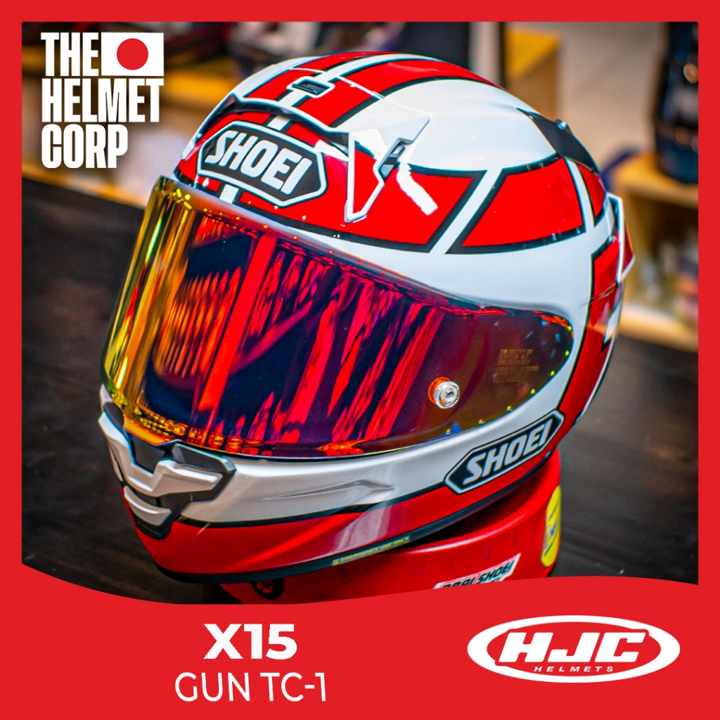 SHOEI X15 GUN KOMA TC-1 FULL FACE HELMET ORIGINAL