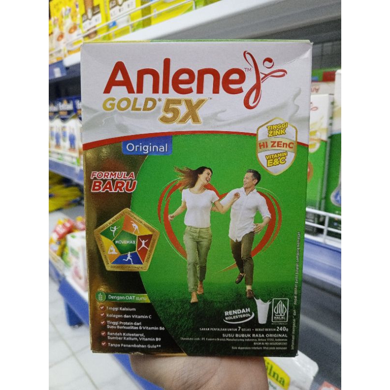 

SUSU ANLENE GOLD 5X ORIGINAL 600gr/240gr