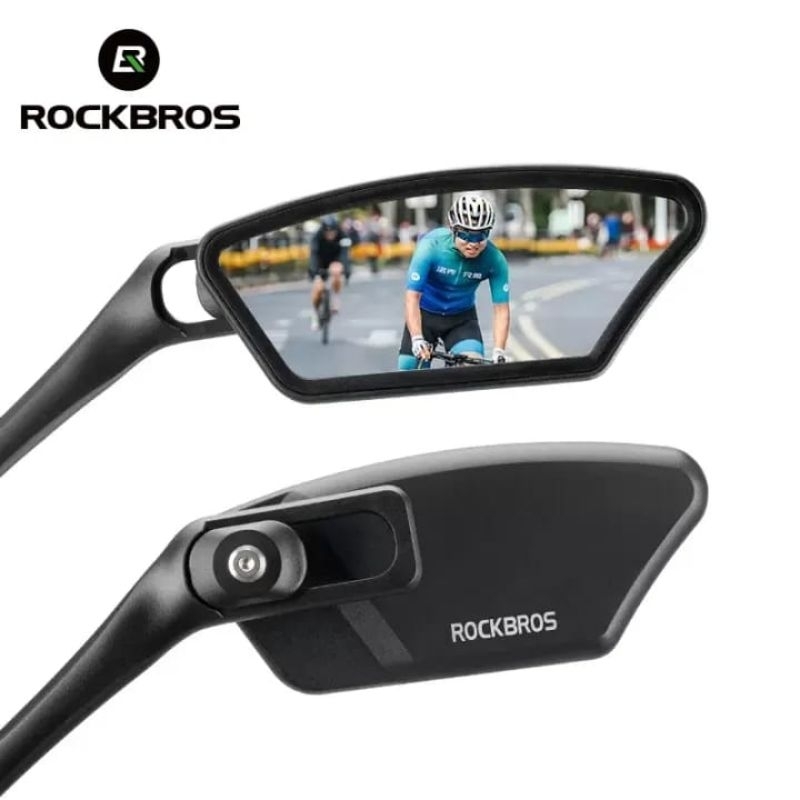 ROCKBROS 26210007 REARVIEW MIRROR OF HANDLEBAR MODEL KACA SPION SEPEDA ORIGINAL ROCKBROS