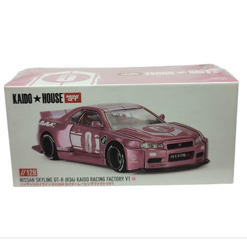 Kaido House GT Nissan Skyline GT-R (R34) Pink Kaido Racing Factory V1