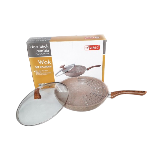 Viera Fry Pan Wok Marble 28CM TMS99-991