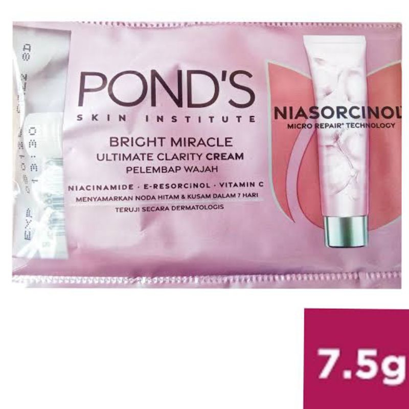 PONDS BRIGHT BEAUTY SERUM DAY CREAM SACHET NETTO 7.5 GR