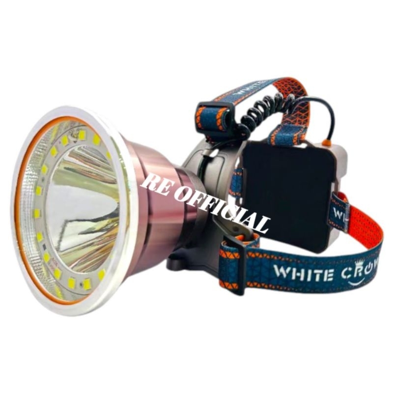 Senter Kepala Jumbo LED Laser WH-2311 Body Alumunium Bisa Power Bank