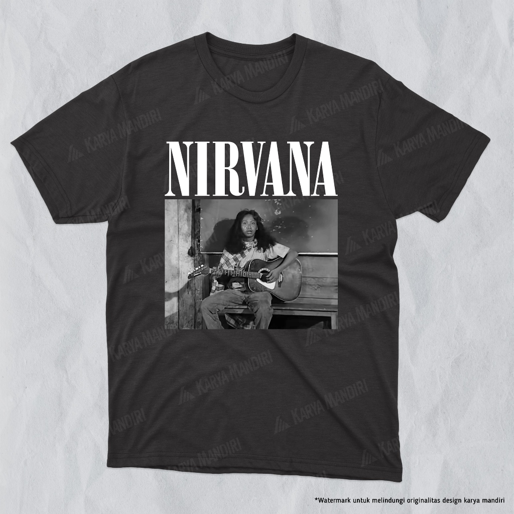 Kaos Nirvana Mandra Kaos Distro Band Kaos Plesetan Nirvana