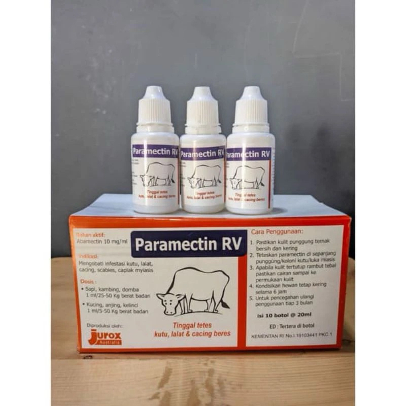 Obat kutu sapi,kambing, paramectin