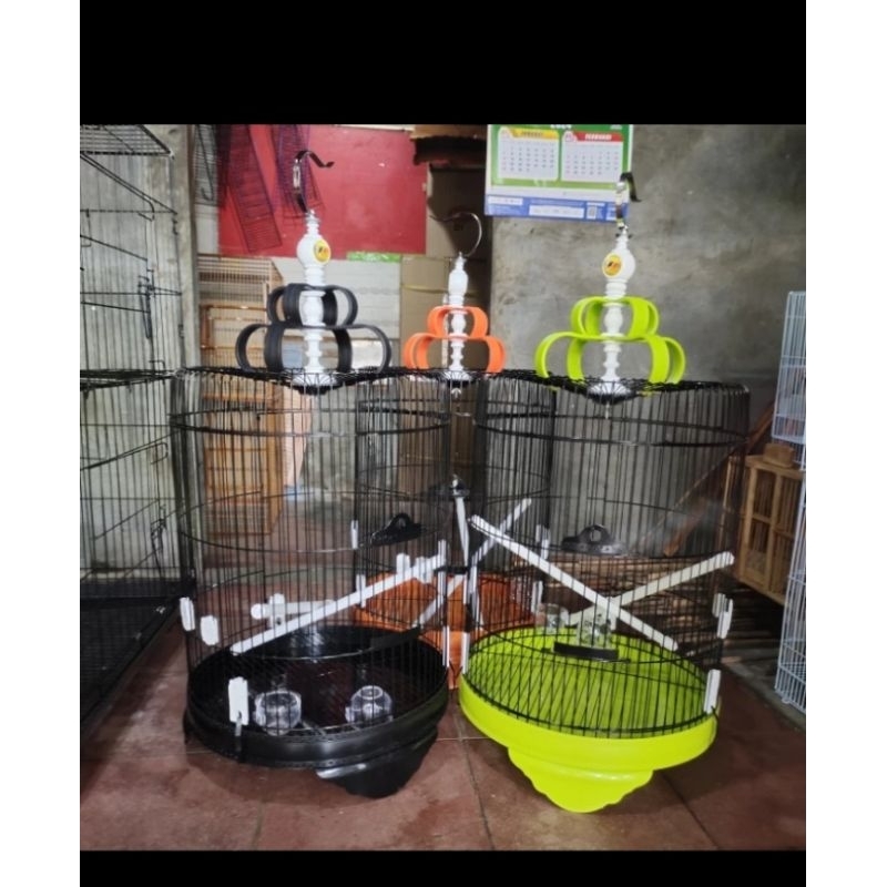 Sangkar kandang burung jalak cucak Rowo cucak ijo falk murai trotol dll diameter 46cm