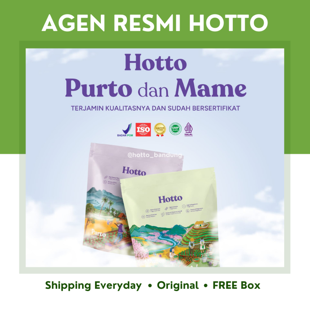 

HOTTO MAME PURTO SUPERFOOD MULTIGRAIN EDAMAME PURPLE POTATO UBI UNGU