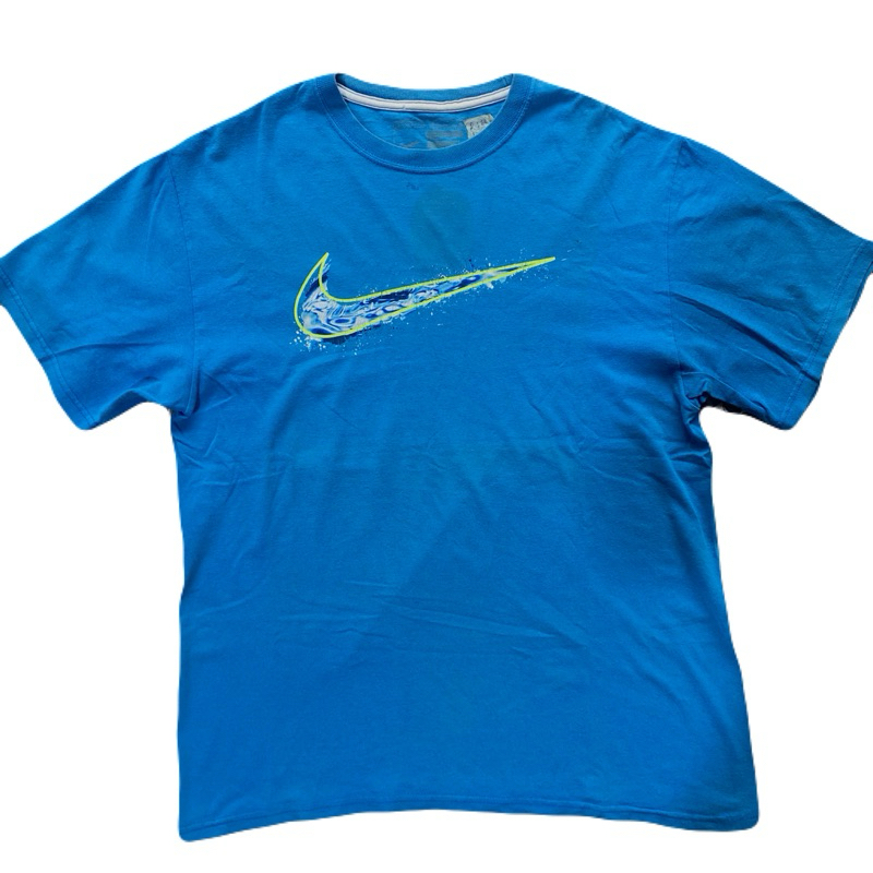 Tshirt Nike Blue Big Logo