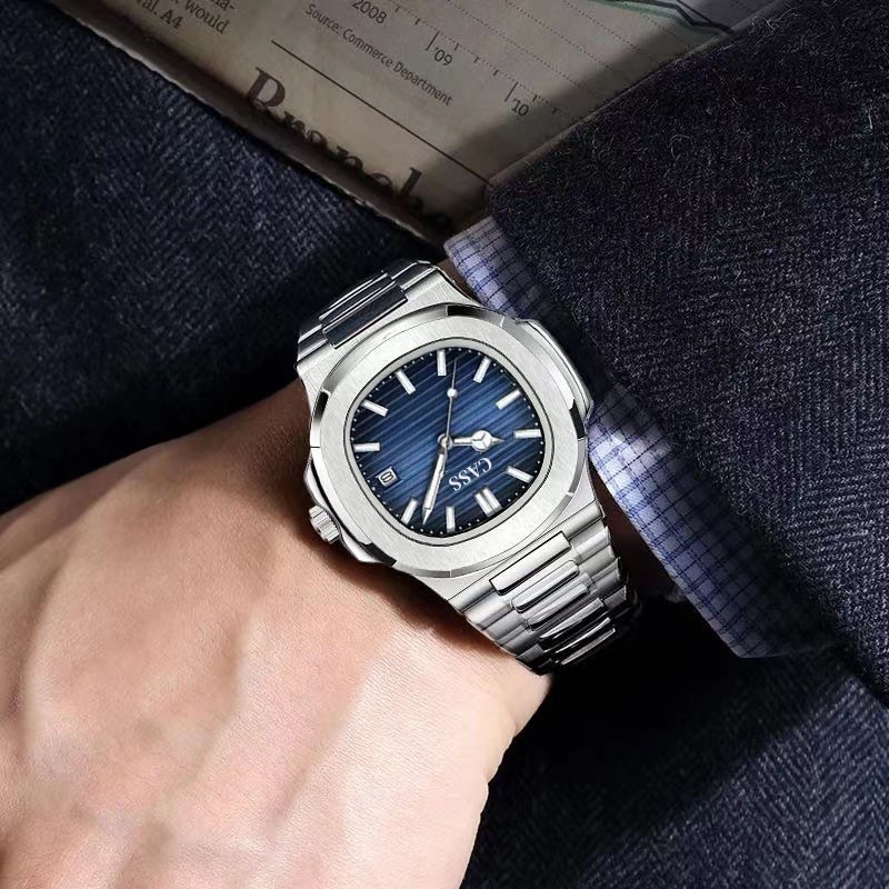 Jam Tangan Pria Anti Air Orii Nautilus Jam Tangan Pria Tahan Air Kalender Jam Tangan Baja Tahan