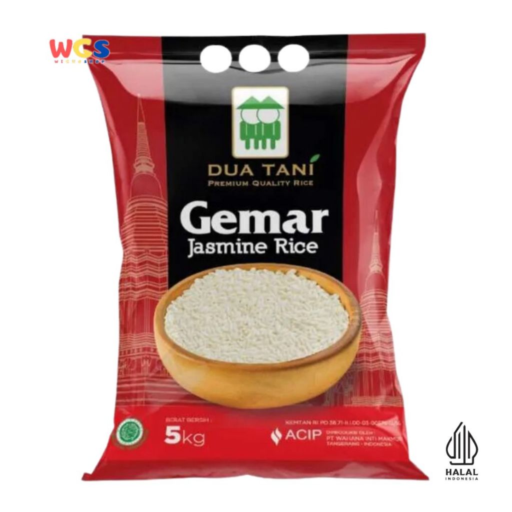 

Dua Tani Gemar Jasmine Rice Premiun Quality 5kg - Beras Khusus