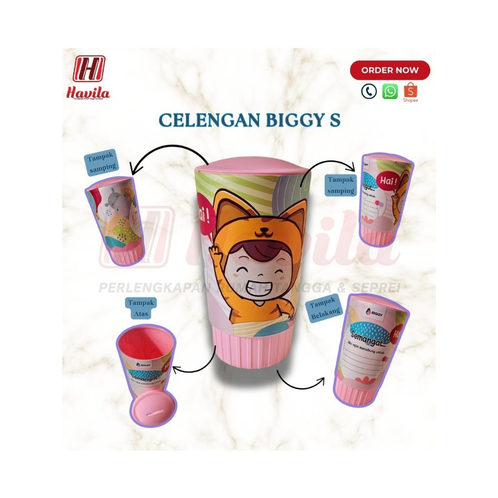 Celengan Target Delano Anak Celengan Souvenir Bygy Celengan Plastik Celengan Anak /Celengan Karakter