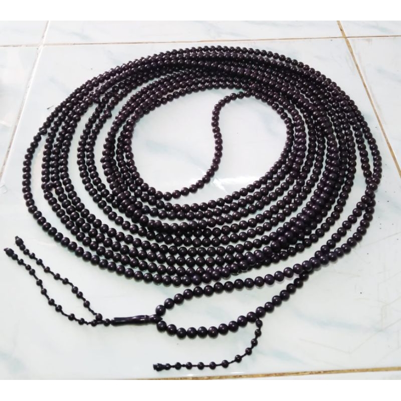 tasbih kokka kaukah 1000 butir berbagai macam ukuran